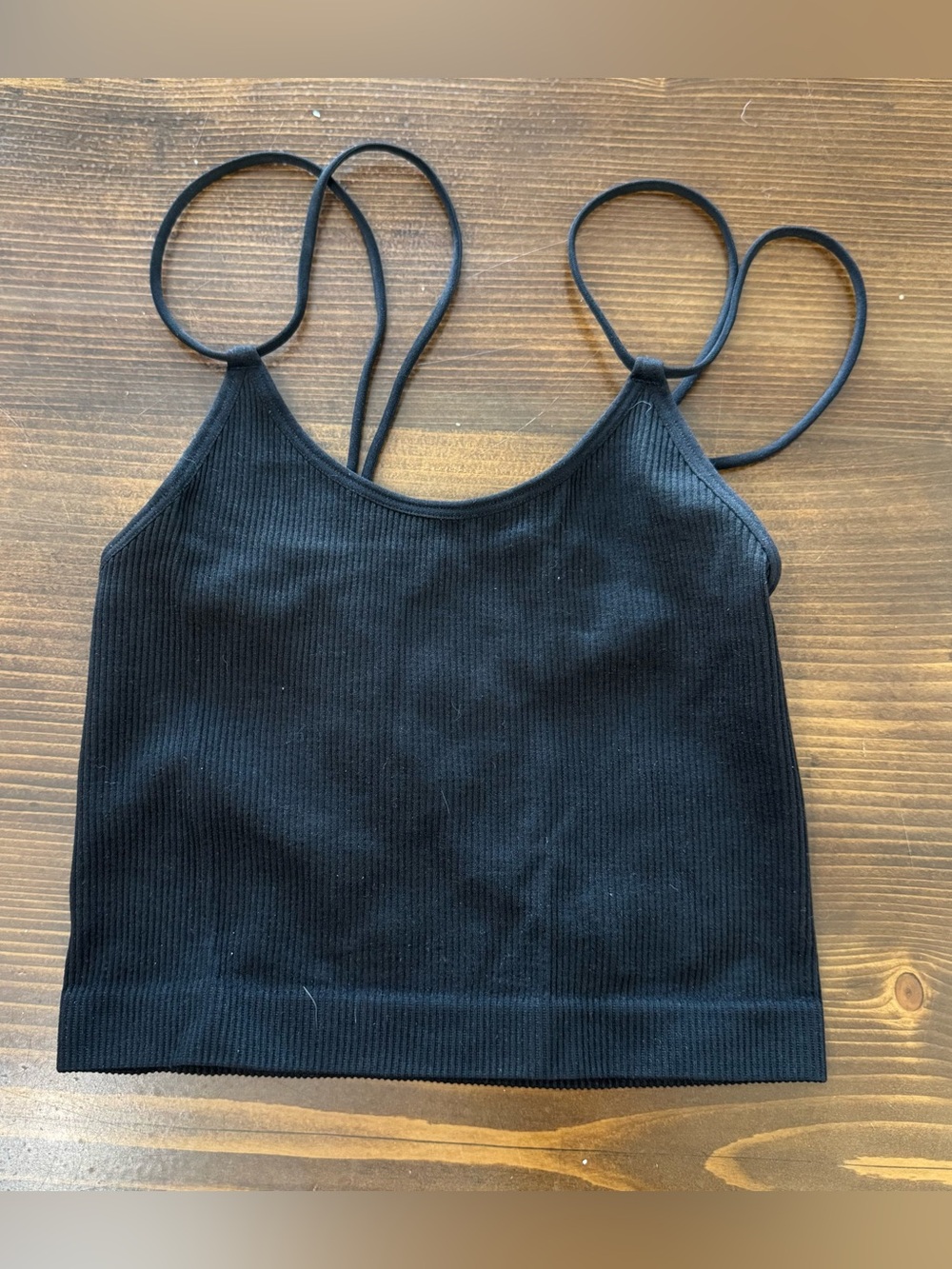 No boundaries ribbed crop tank